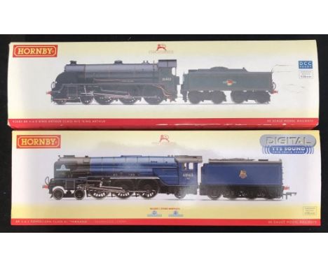 Two Hornby "OO" gauge model railway locomotive and tender. BR 4-6-2 Peppercorn Class A1 "Tornado" and BR 4-6-0 King Arthur Cl