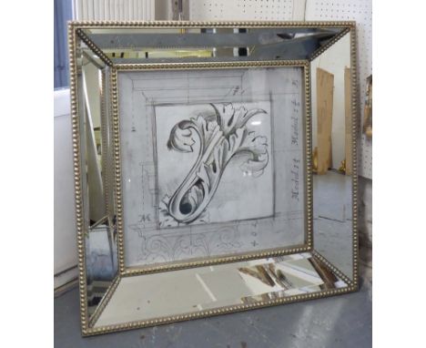 JOHN RICHMOND 'Embellished acanthus', lithograph, 85cm x 85cm.
