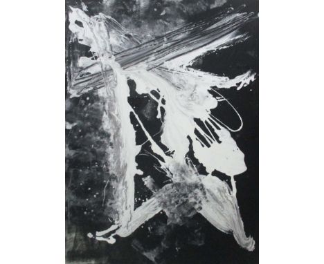 MICHELLE CARLTON SMITH 'Untitled', collage on canvas, 161cm x 114cm.
