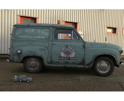 The 1964 Wallace & Gromit 'Curse of the Were-Rabbit' promotional Austin A35 van, registration number ATK 117B, Preston green.