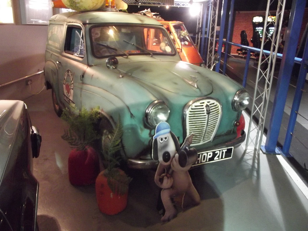 The 1964 Wallace & Gromit 'Curse of the WereRabbit' promotional Austin