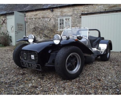 A 1963 Lotus Super Seven S2 Cosworth, registration number 59 KBP, chassis number SB1686, engine number S243436, black/alumini