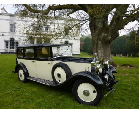 A 1933 Rolls-Royce 20/25 Limousine with division, registration number ALW 428, chassis number GT2-73, engine number C3M, crea