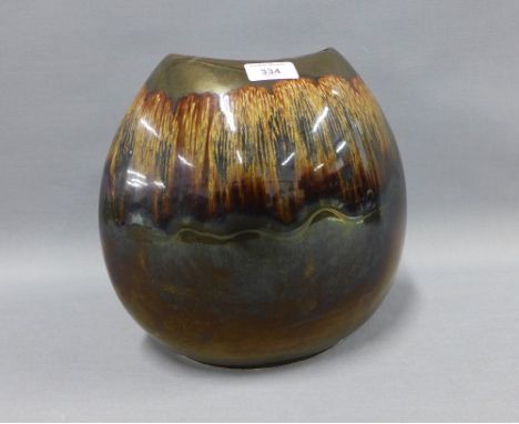 Modern Poole pottery vase with a lustrous glaze, 25cm