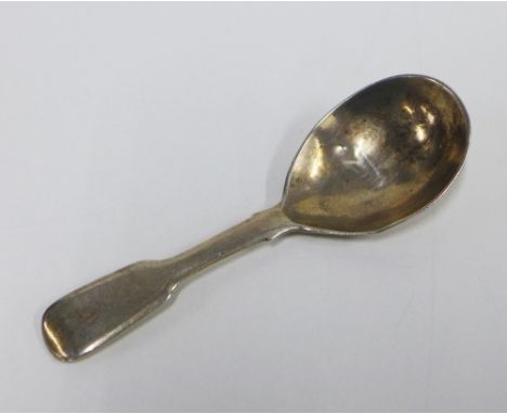 George III silver caddy spoon, Jonathan Hayne, London 1822, 10cm 