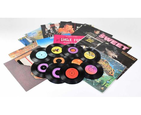 A good quantity of vinyl LPs including various Beatles titles, including 'Rock 'n' Roll Music' Volumes 1 and 2, 'The Beatles 