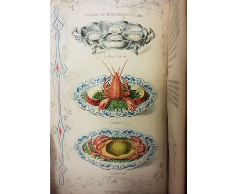 Beeton (Isabella). The Book of Household Management, 60th thousand, London: S. O. Beeton, 1863, 8 colour plates plus numerous
