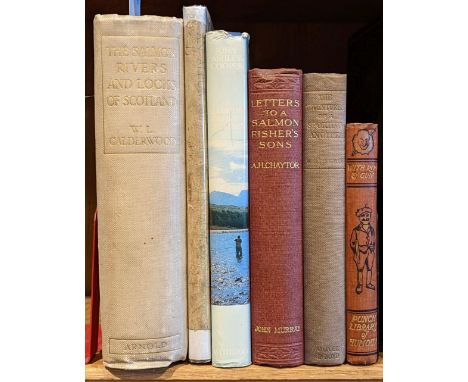 Calderwood (William Leadbetter). The Salmon Rivers and Lochs of Scotland, London: Edward Arnold, 1909, colour and monochrome 