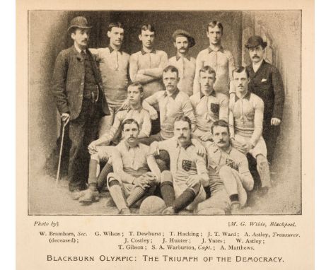 Catton (J.A.H). The Real Football, London: Sands &amp; Co, 1900, portrait frontispiece, 7 black and white plates after photog