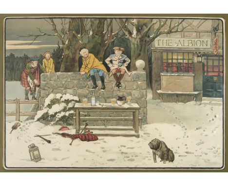 Sporting Prints. A collection of 13 prints, 19th &amp; 20th century, including Aldin (Cecil). The Albion, circa 1900, colour 