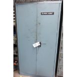 Two Door Metal Cabinet ( No Contents ) ( Loc. Greenville, IL )