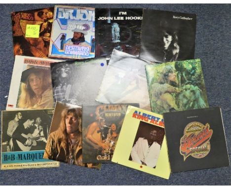 Vinyl Records; A collection of thirteen Blues LP's, including John Mayall 'Bare Wires', unboxed Decca original SKL4945, Dr. J