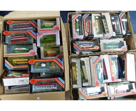 A large quantity of Gilbow 'Exclusive First Editions' die-cast Model Buses and Coaches, 1:76 scale, all boxed (approx 75)  Pr