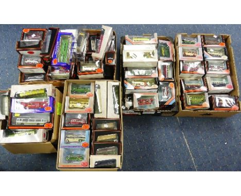 A large quantity of Gilbow 'Exclusive First Editions' die-cast Model Buses and Coaches, 1:76 scale, all boxed (approx 60)  Pr