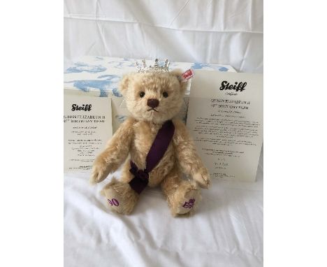 Steiff; Royal Interest, including 'Queen Elizabeth 90th Birthday' bear, 690020, limited edition no. 131 / 1926, 'Prince Willi