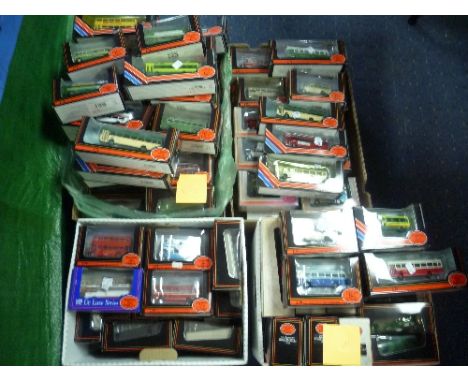 A large quantity of Gilbow 'Exclusive First Editions' die-cast Model Buses and Coaches, 1:76 scale, all boxed (approx 160)  P