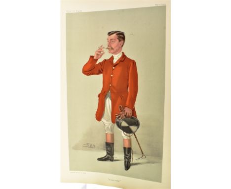 VANITY FAIR - FOX HUNTERS   A hard rider, May 26 1904, 39.5 x 26.5cm; An Old Master, Nov 3 1898, 41 x 27cm; A Leicestershire 