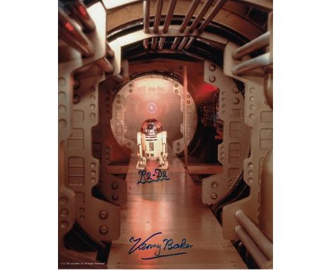 Kenny Baker signed colour 10x8 Star Wars photo. Good Condition. All signed items come with our certificate of authenticity. W