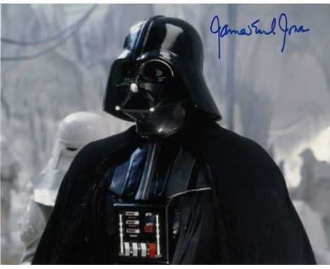 James Earl Jones signed 10x8 colour photo from Star Wars. Good Condition. All signed items come with our certificate of authe