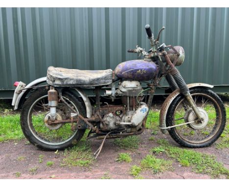 1957 AJS project Registration number MRD 974 Frame number 447772 Engine number 57/18S131415 With V5 500 cc engine Being sold 