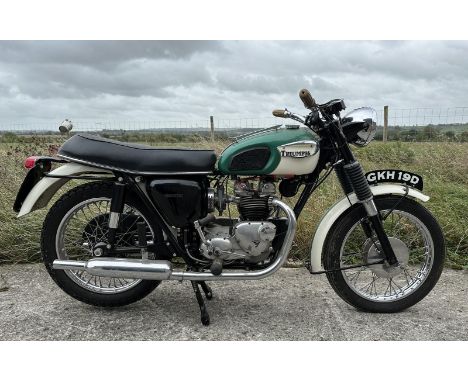 1966 Triumph Tiger 110 Registration number GKH 19D Frame number 43110 Engine number 43110 From a deceased estate Purchased 19