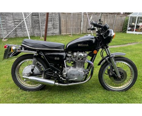 1981 Yamaha XS650 Registration number UKX 517W Frame number 4470855985 Engine number 447855985 6,584 recorded miles Barn stor