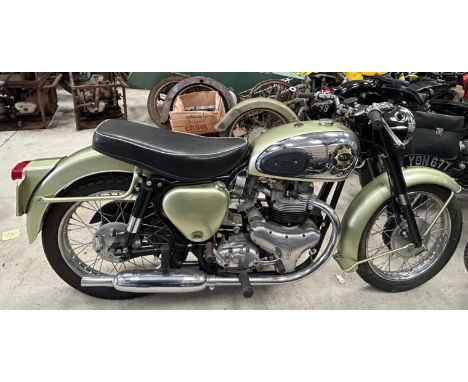 1959 BSA A7 Registration number YON 677 Frame number FA7 15611 Engine number CA7 6417 From a deceased estate Purchased 2009 R
