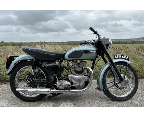 1956 Triumph Tiger 100 Registration number LSU 502 Frame number 80094 Engine number T100 -80027 From a deceased estate Restor