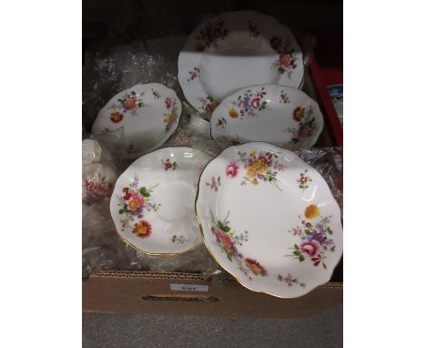 Royal Crown Derby Posies pattern, six place setting dinner and tea service 