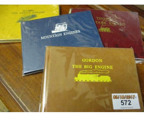 Four Thomas the Tank Engine books ' Gordon the Big Engine ', ' Mountain Engines ', ' Thomas the Tank Engine ' and ' Henry the