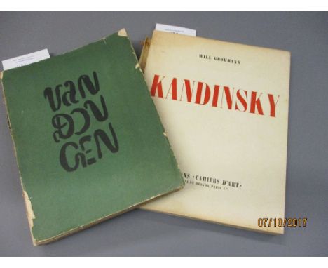 Will Grohmann, one volume ' Kandinsky Editions Cahiers d' Art, Paris ', one from a Limited Edition of 500, together with one 