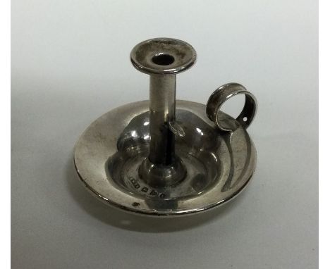 CHESTER: A novelty miniature silver chamber stick. 1898. By Cornelius Desormeaux Saunders &amp; James Francis Hollings Shephe