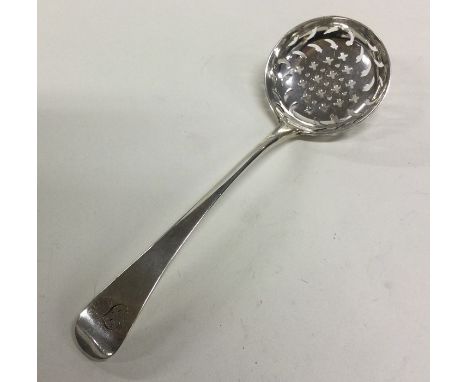 A Georgian silver OE pattern sauce ladle. London 1796. By Samuel Hennell. Approx. 45 grams. Est. £30 - £40.