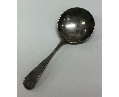 PETER, ANN &amp; WILLIAM BATEMAN: A good Georgian silver caddy spoon. London. Approx. 18 grams. Est. £30 - £50.