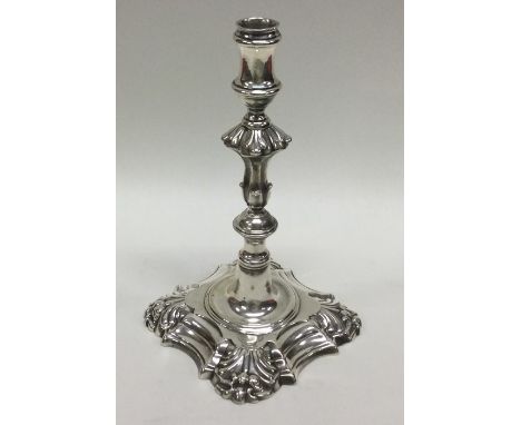 A fine George III silver taper stick of typical form. London 1762. By Edward Aldridge. Approx. 163 grams. Est. £450 - £550.