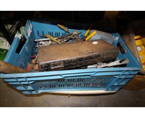 2 boxes of misc tools