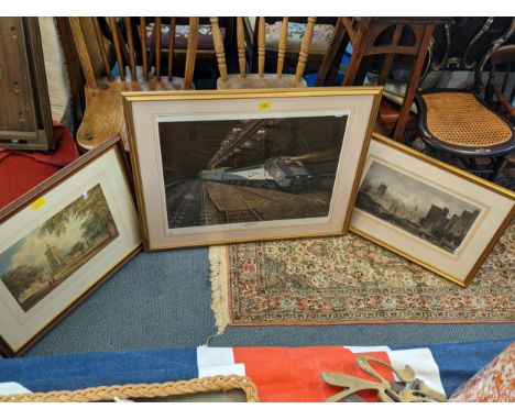 Terence Cuneo - Le Shuttle, limited edition print, signed together with two other printsLocation: A1B 