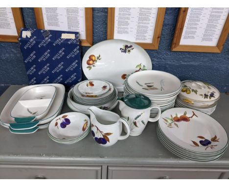 A collection of Worcester Evesham dinnerware and Denby part tea/dinner serviceLocation: 