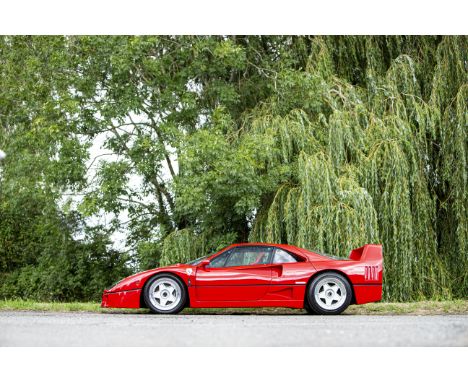 Offered with Ferrari Classiche certification and only 17,000 kilometres from new1991 Ferrari F40 BerlinettaCoachwork by Pinin