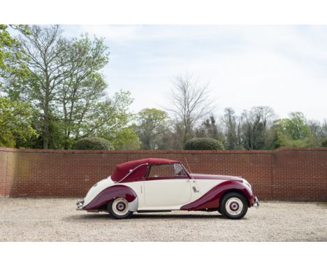 1952 Lagonda 2.6-Litre Drophead CoupéRegistration no. XMY 138Chassis no. LAG/50/450*Designed by W O Bentley*Elegant British G