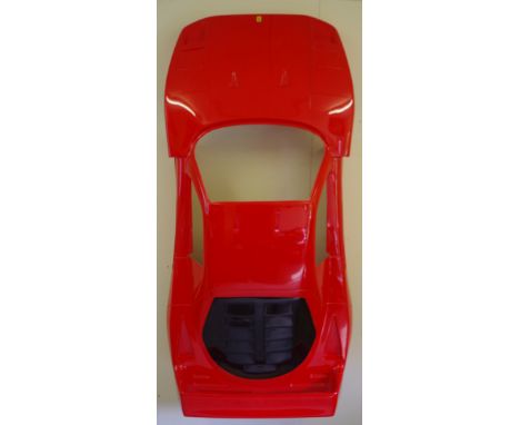 A 1:3 scale fibreglass 'Ferrari F40' body shell,cast from an original produced by Pininfarina/Ferrari for shows and main deal