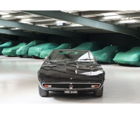 Offered from The Chester Collection1972 Maserati Ghibli SS 4.9-Litre CoupéCoachwork by Carrozzeria GhiaRegistration no. HGF 4