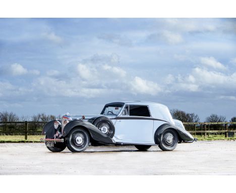 The ex-Paris Motor Show1938 Bentley 4¼-Litre CoupéCoachwork by De VillarsRegistration no. GAS 905Chassis no. B8MR*The fourth 