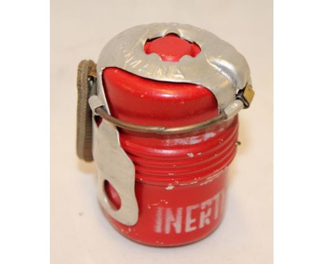 An inert Second War Italian M35 Breda "Red Devil" hand grenade