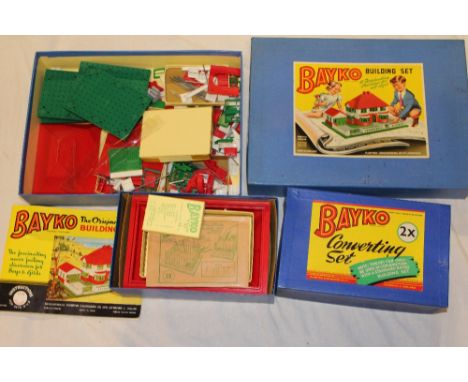 A Bayko No 2 building set and one other 2x converting set 