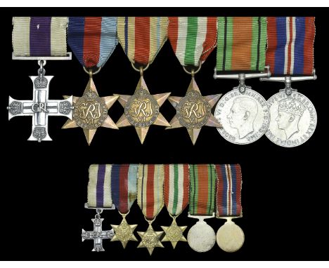 A fine Second War ‘Escaper’s M.C. group of six awarded to Captain C. N. Cross, Worcestershire Regiment, who was captured and 