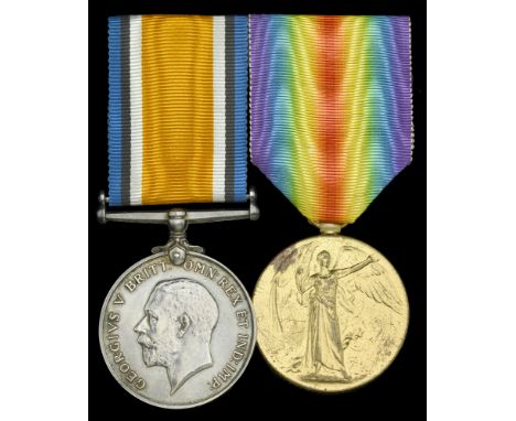 Pair: Second Lieutenant H. C. Faulks, Royal Air Force, who died of wounds sustained in aerial combat on 8 August 1918  Britis