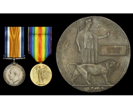 An emotive Great War pair, together with an extensive archive, awarded to Air Mechanic 1st Class F. Dearing, 20 Squadron, Roy