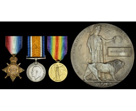 Three: Private Benjamin Pitt, 6th Battalion, Oxfordshire and Buckinghamshire Light Infantry, who was killed in action on 8 Ju
