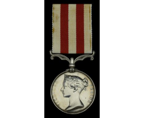 Indian Mutiny 1857-59, no clasp (W. Cuthbert, 52nd L.I.) very fine  £200-£260  ---  William Cuthbert was accidentally shot an
